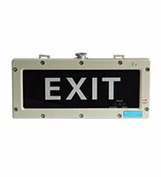 Explosion Proof Emergency Exit Sign Lights  3w 24v 36v 220v Led Explosion Proof 90 Mins Emergency Charging Exit Sign Light