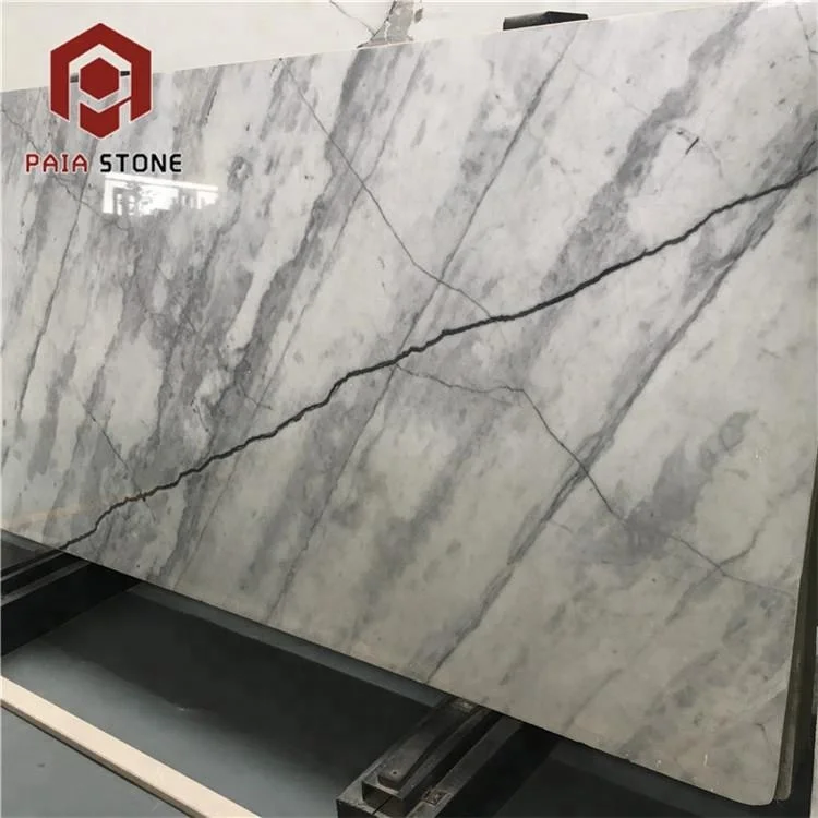 product natural maw piero light gray marble with white veins polished dark grey marble flooring tiles-2