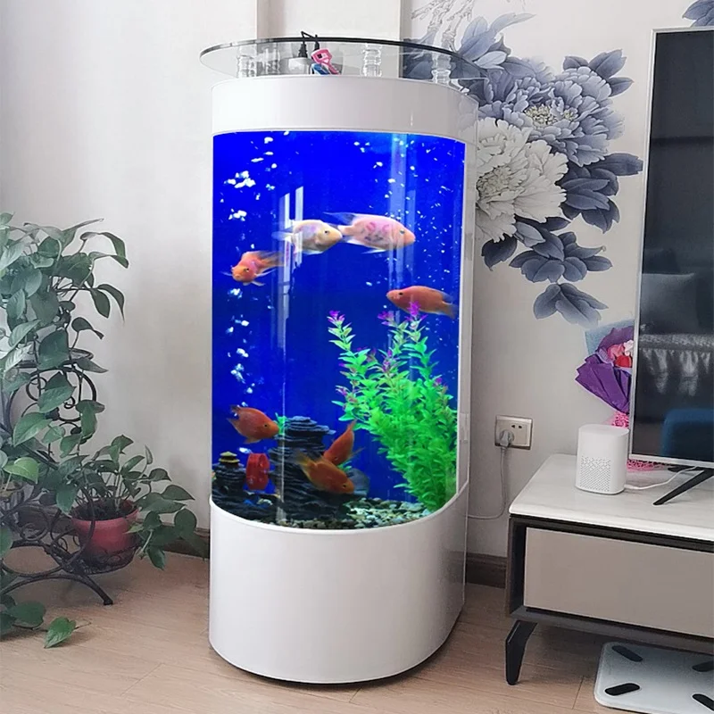 水槽ガラス半円型LEDライト付きウォーターポンプ付き| Alibaba.com