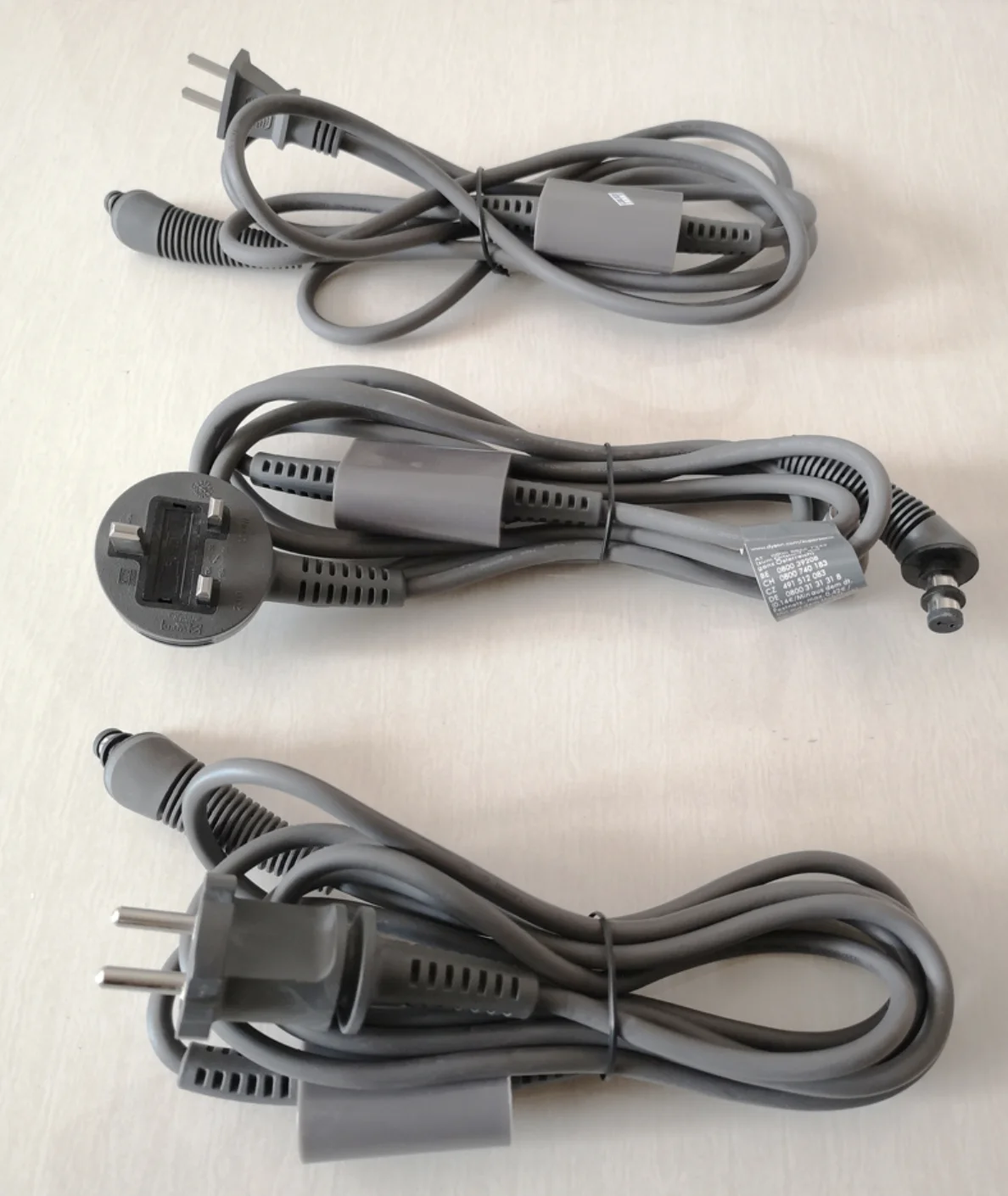 Used Eu Plug Replacement Ac Power Charger Cable Cord For Dyson Repair