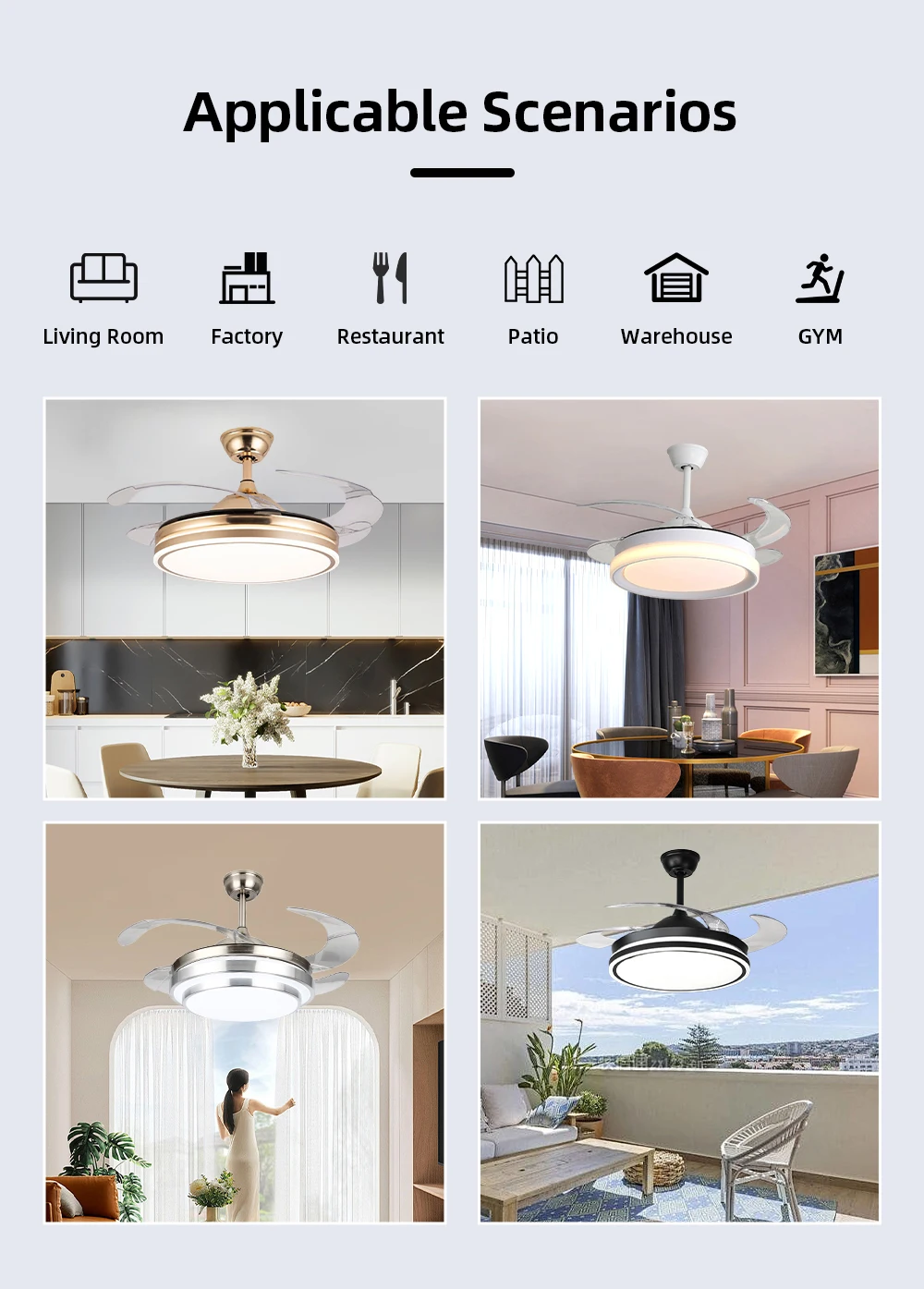 Ceiling Fan, 48, JXL300-2 - detail 12