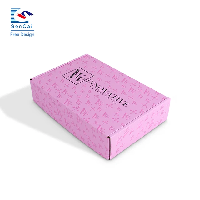 Factory Price Customized Logo Gift Art Paper Box Double Printing Spot UV Shipping Corrugated Mailer Box manufacture