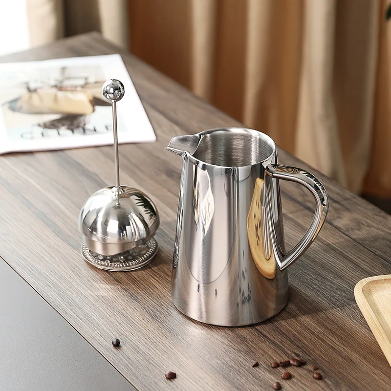 Double Wall Stainless Steel French Press for Max Flavor