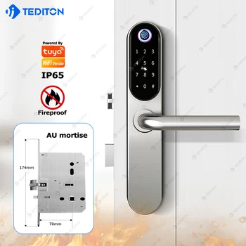Serrure Connectée WINFREE Pour Porte Coulissante - HC-02Y-SJ - Contrôle Par App Tuya