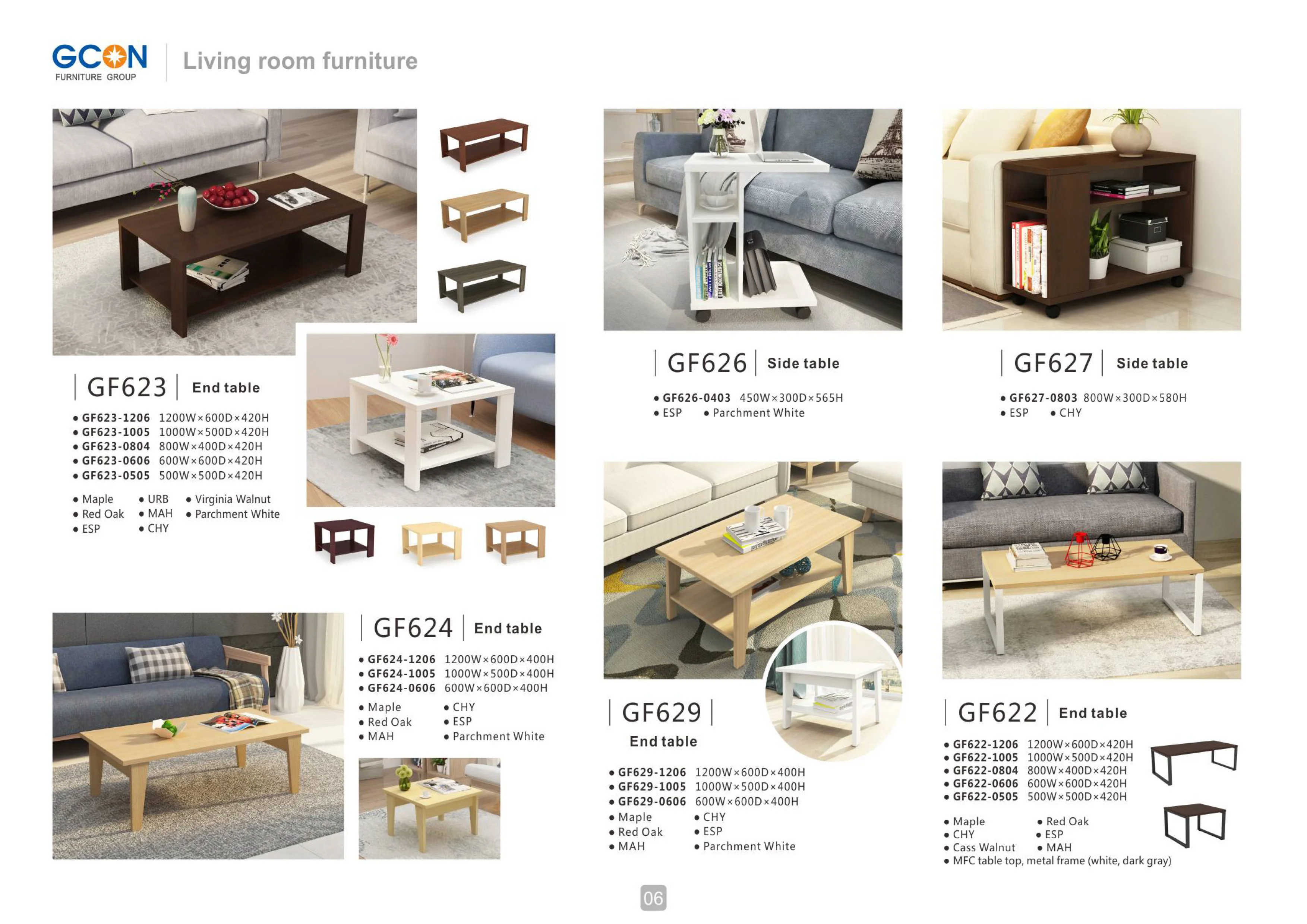 Simple Wood Coffee Side Table Minimalist Center Table Low Price Cheap