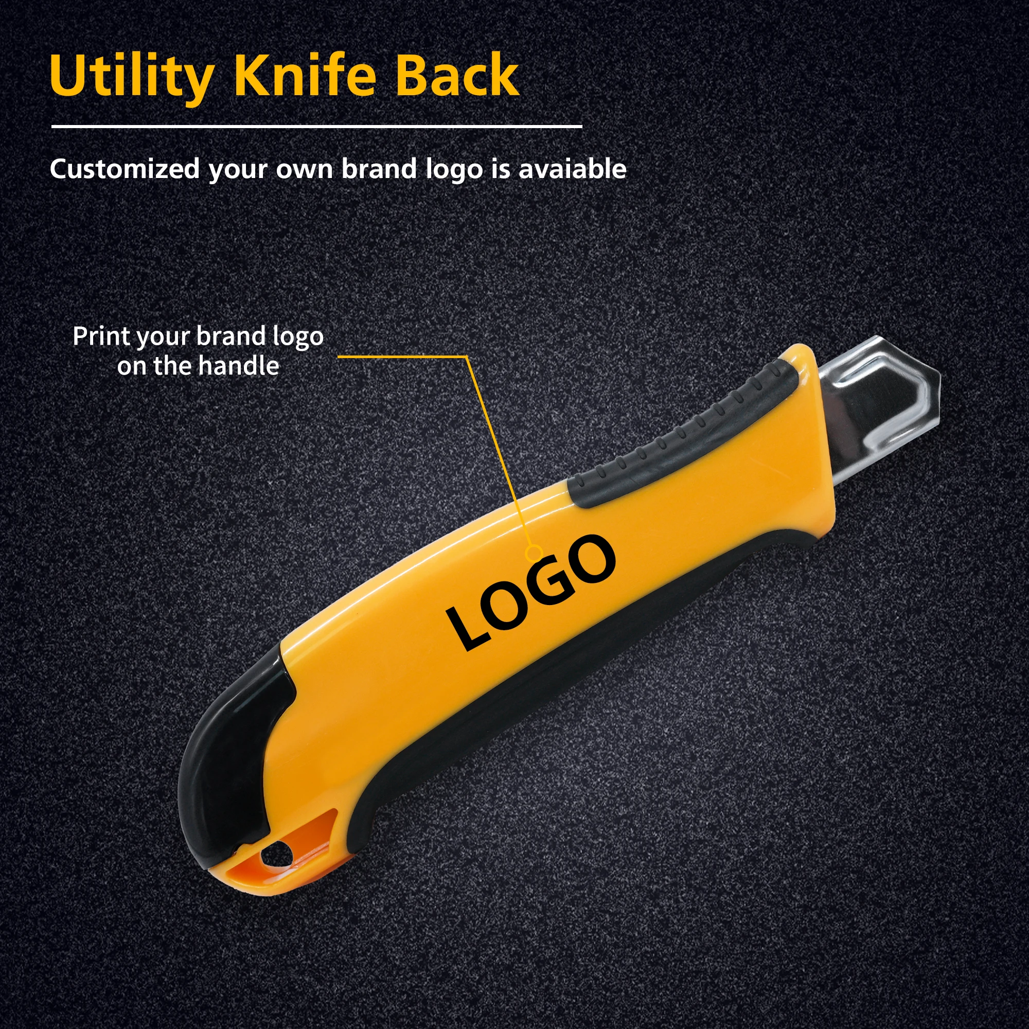 スナップオフロックブレード付き18mmツイストロック格納式