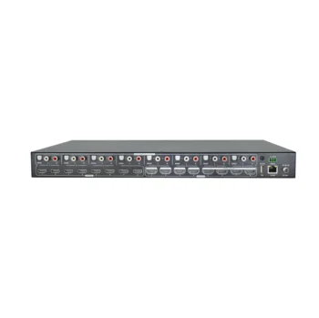 8x8 18G HDMI 2.0 Matrix Switching 5V500mA Controllable by Front Panel IR RS232 TCP/IP for AOc Cable in Advertising Equipment