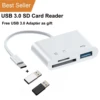 SD/TF/USB 3 en 1 Tipo C blanco