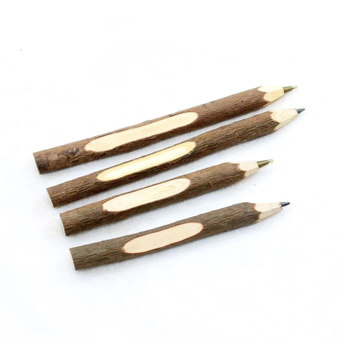 OEM China Factory Custom Logo Natural Tree Branch Ball Pen Wood Twig Ballpoint Pen