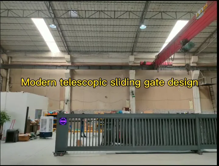 8ft Tall Wrought Iron Gates With Main Remote Control Single Side Sliding Door Aluminum Buy