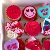Red pink smiley face