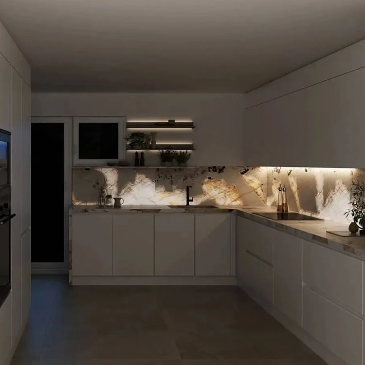 Prefab Granite Backlit Kitchen Countertop - Patagonia Granite
