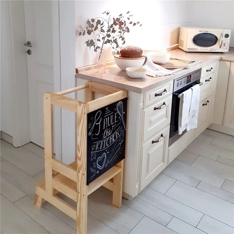 Детский кухонный помощник обучающая башня детский ступенчатый стул деревянная доска для детей с