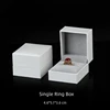 White Single Ring Box