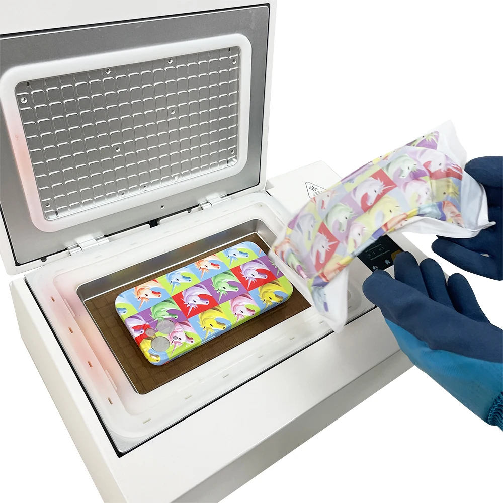 Daqin Heat Transfer 3D Sublimation Vacuum Cell Phone Case Printer for DIY Printing Mobile Cover Maker