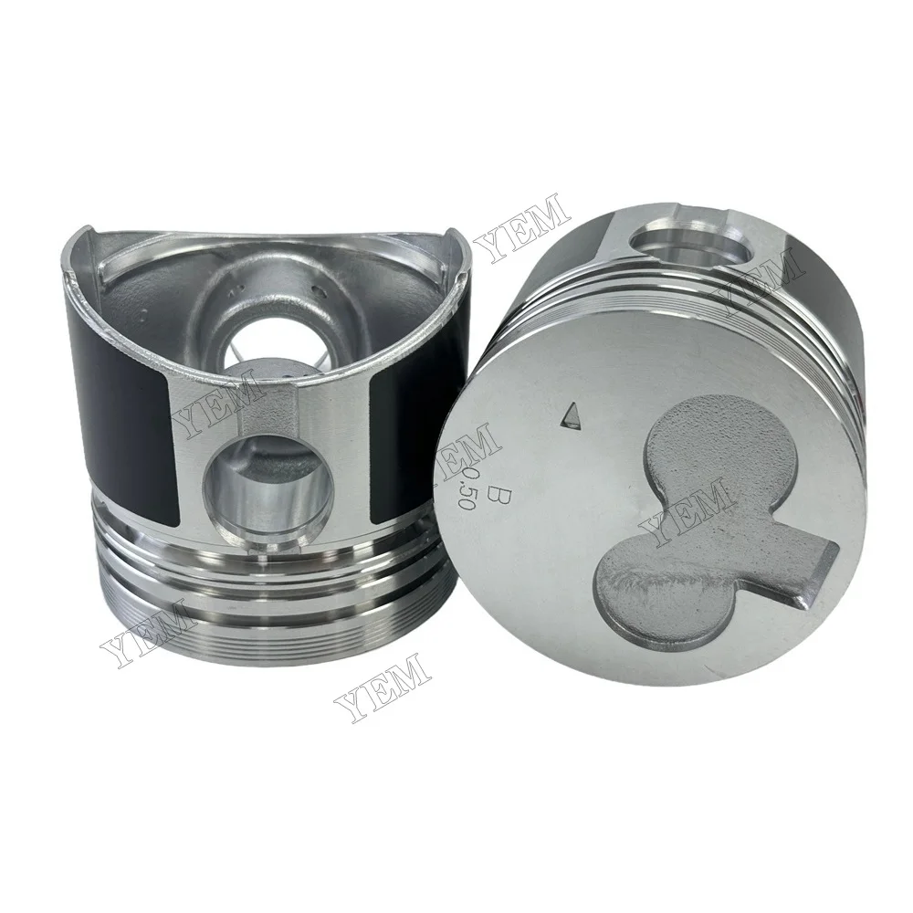 Piston With Pin Circlip Fit for Mitsubishi K3F Engine Parts 4