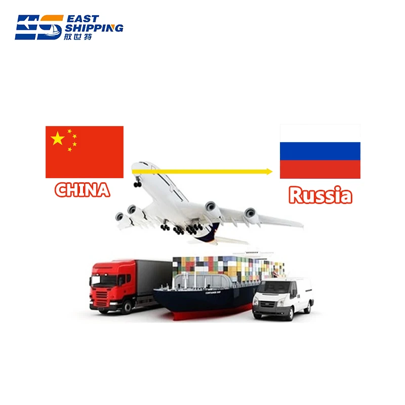 East Shipping Agent To Russia Chinese Freight Forwarder Air Sea Freight Express Shipping Clothes From China To Russia