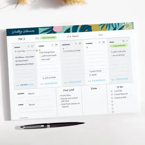 2026 2026 Custom Design A3 A4 Concise Desk Memo Pad PP Cover Family Planner Notepad Agenda Calendar To-Do List Perfect Gift Idea