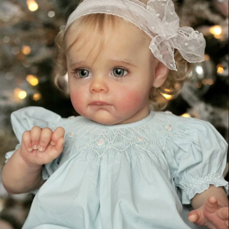 56cm Popular Kit Soft Touch Fresh Color Vinyl Kit Blank Reborn Doll Kits with COA