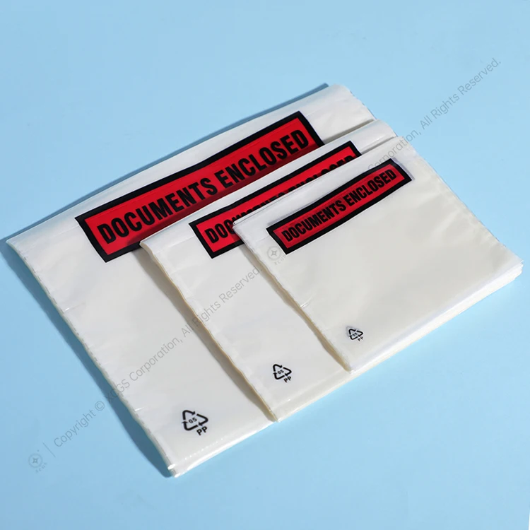 Packing List Envelopes Clear Plastic Self Adhesive Shipping Label