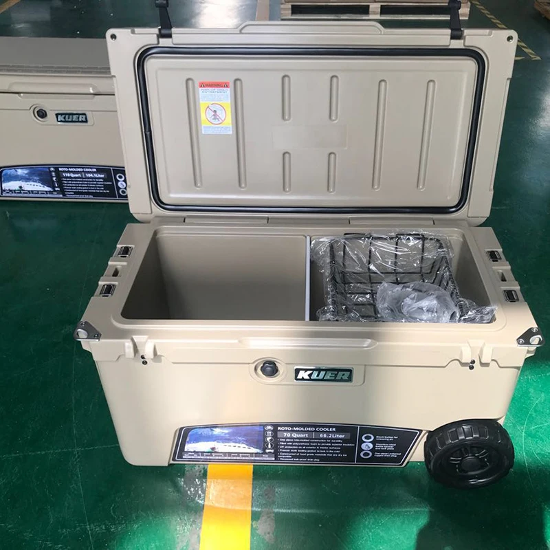 Rotomolded OEM cooler box with wheels - China Ningbo Kuer Group