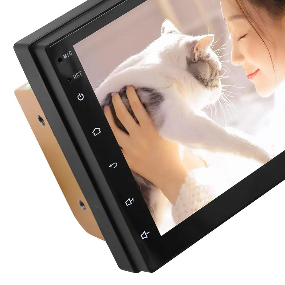 Дешевые 7 дюймов 2 двойной din univers android автомобиля Радио BT Зеркало Ссылка android автомобильный Радио gps навигации