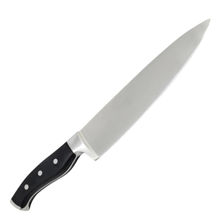 Premium German Stainless Steel 3 PCS Kitchen Slicing Knife Chef Knife Set with Finger Guard and Gift Box
