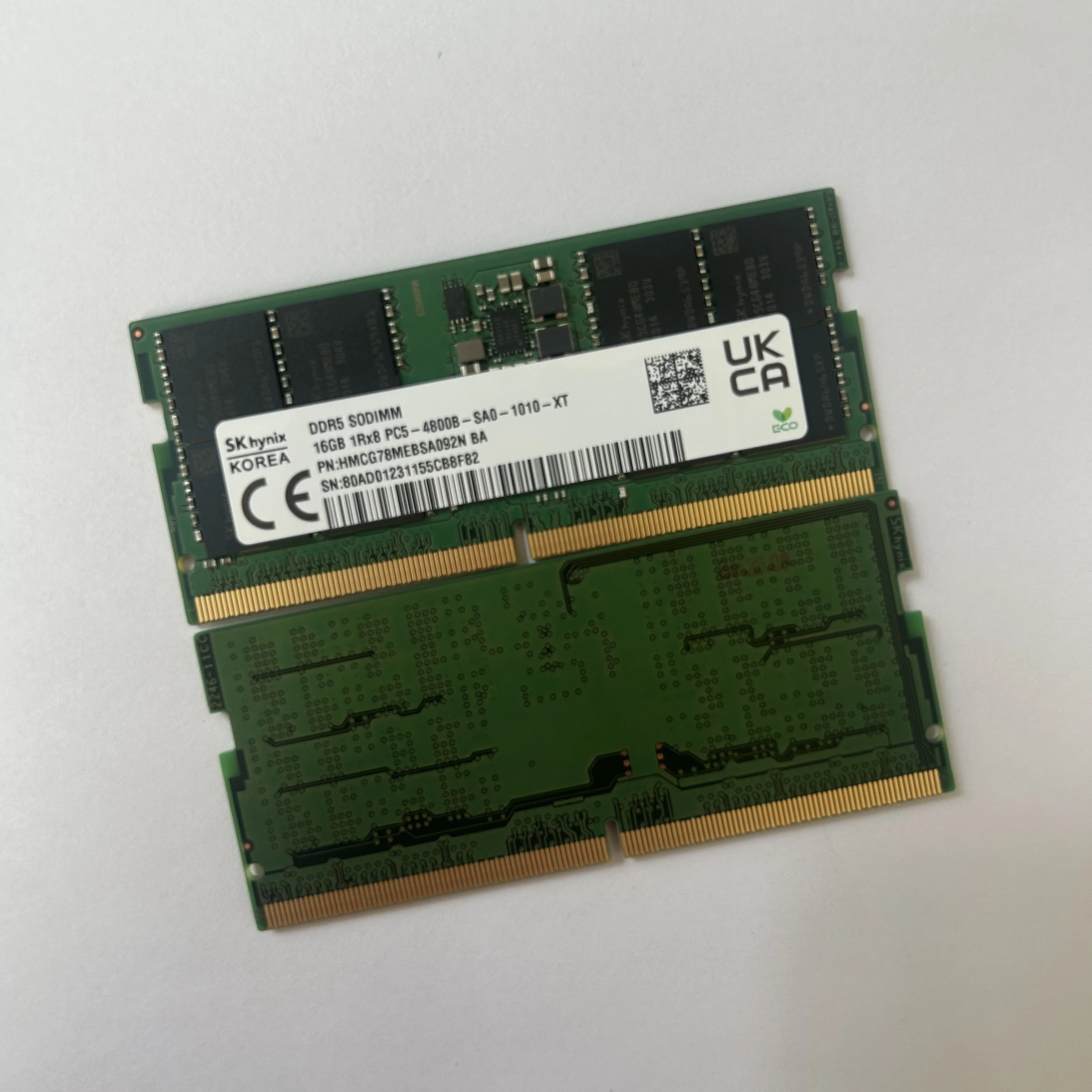 Original SK Hynix DDR5 Memory - 16GB, 4800mhz for Laptop