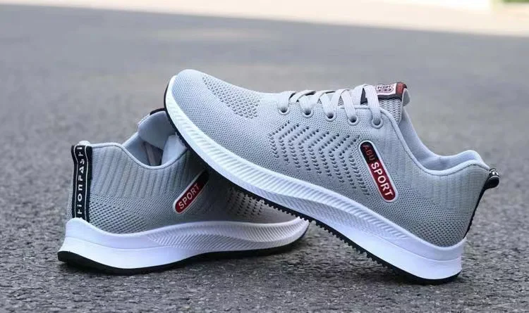 2024 New Summer Breathable and Comfortable Daily Walking Shoes Casual Sports All-match Flying Shoe for Men