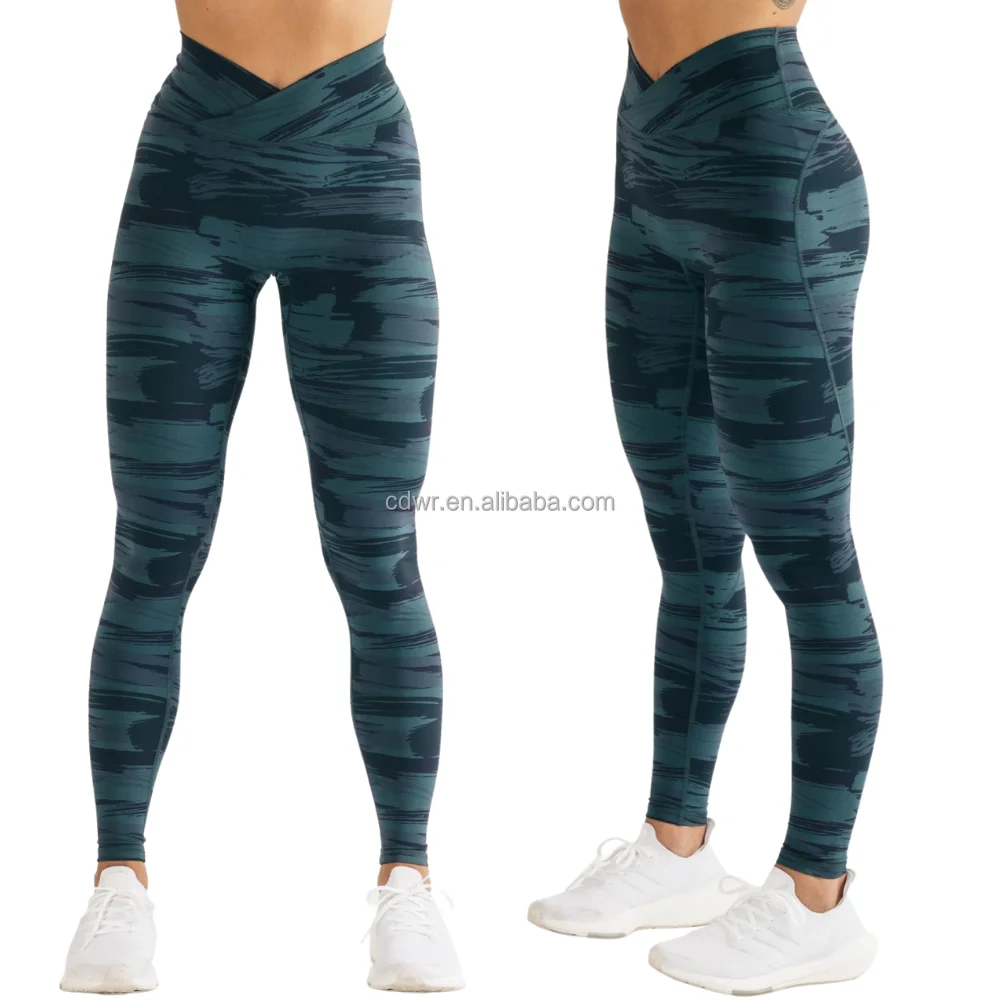 New Premium Running Leggins Butt Lifter Women Gym Active High Waisted V