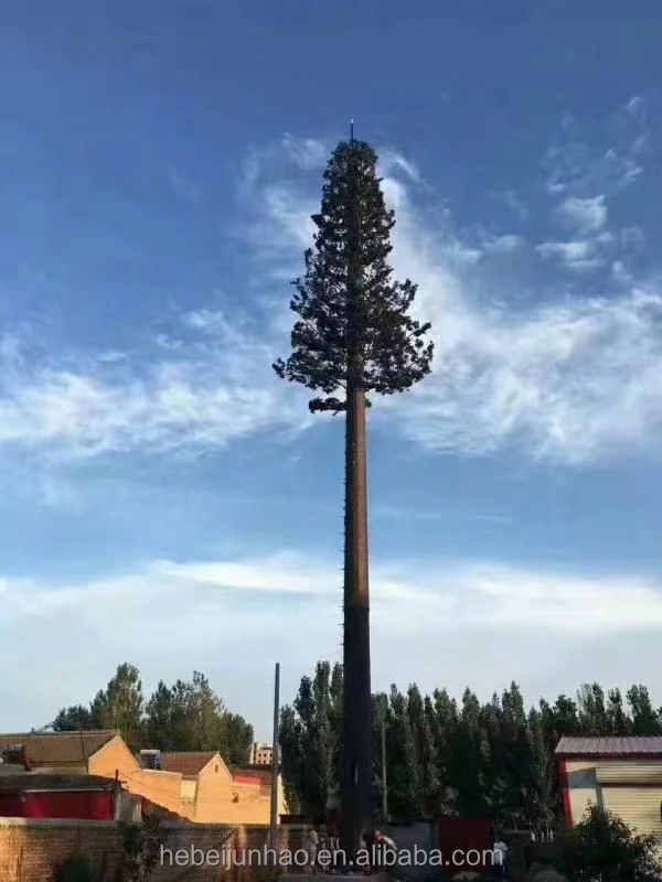 Bionic Steel Tree Self-Supporting Tower for 4G/5G Signal Transmission Natural Appearance in Scenic Areas manufacture
