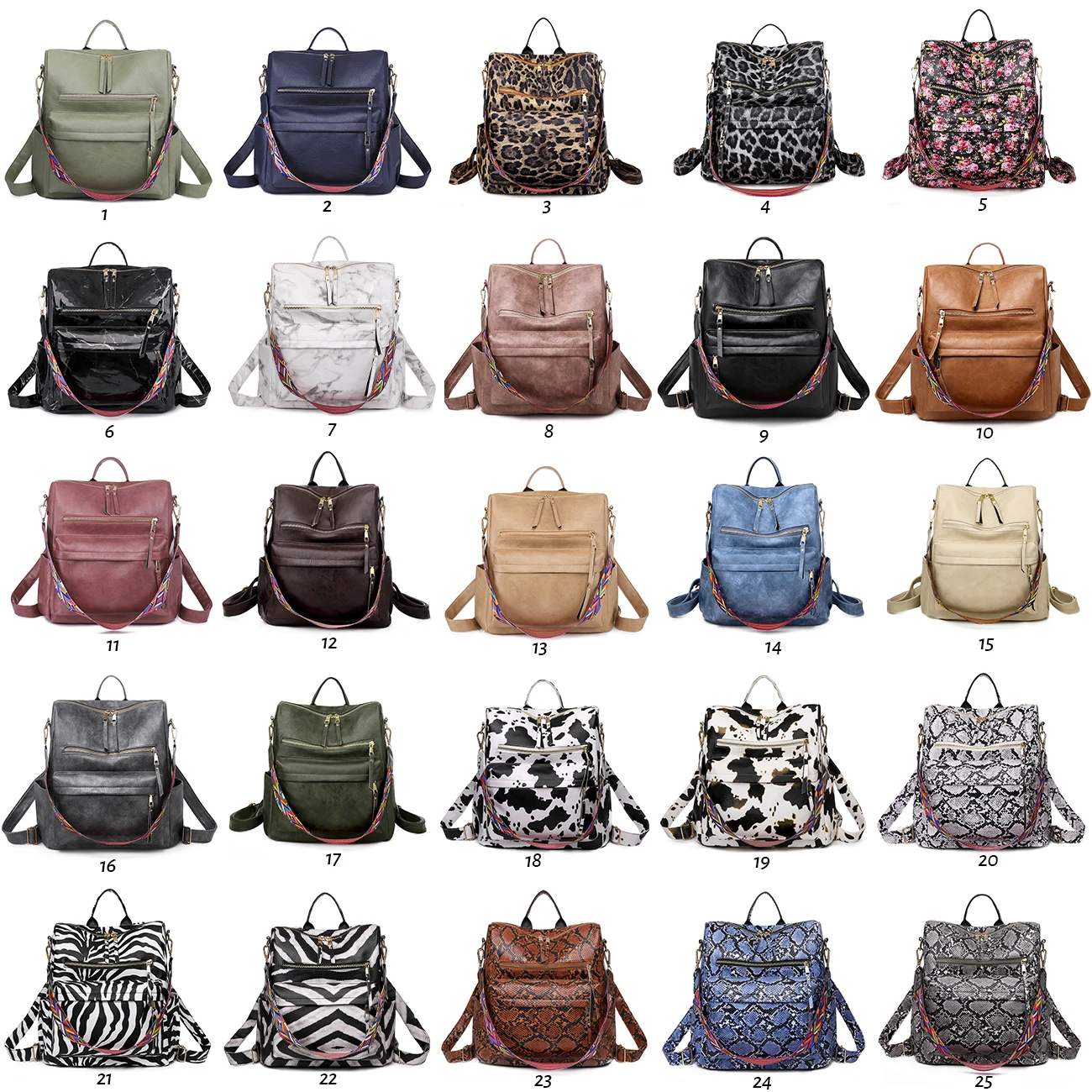 guitar strap backpack purse