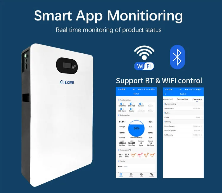 10KWh Wall Mount Solar Battery Battery Lithium Battery Charger Home Solar System Solar Panel Array for Home Solar Power Setup