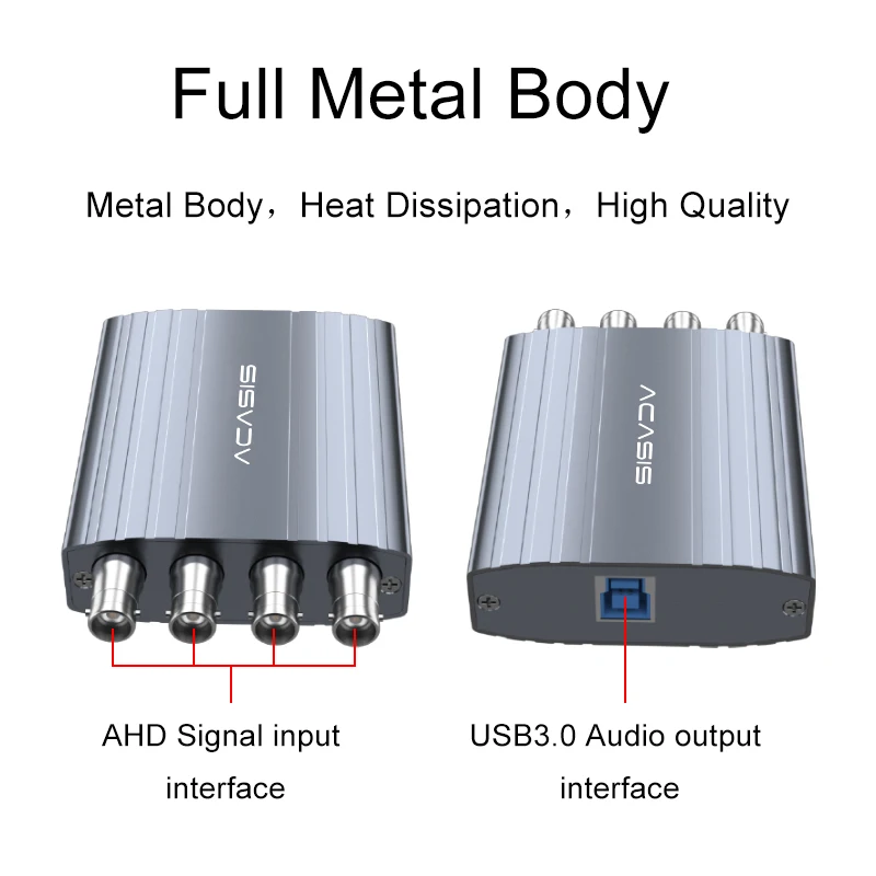 ACASIS 4CH AHD to Capture Card 720P Video Capture