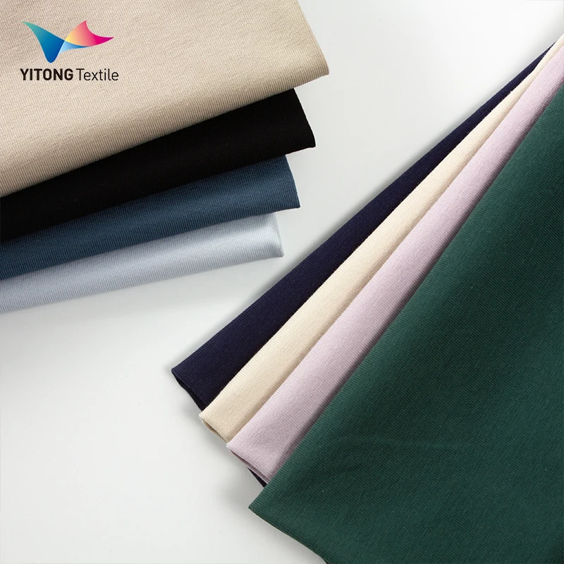 180 GSM Cotton Single Jersey Knit Fabric 70 Cotton 30 Polyester Fabric for  Underwear Tshirt Clothing