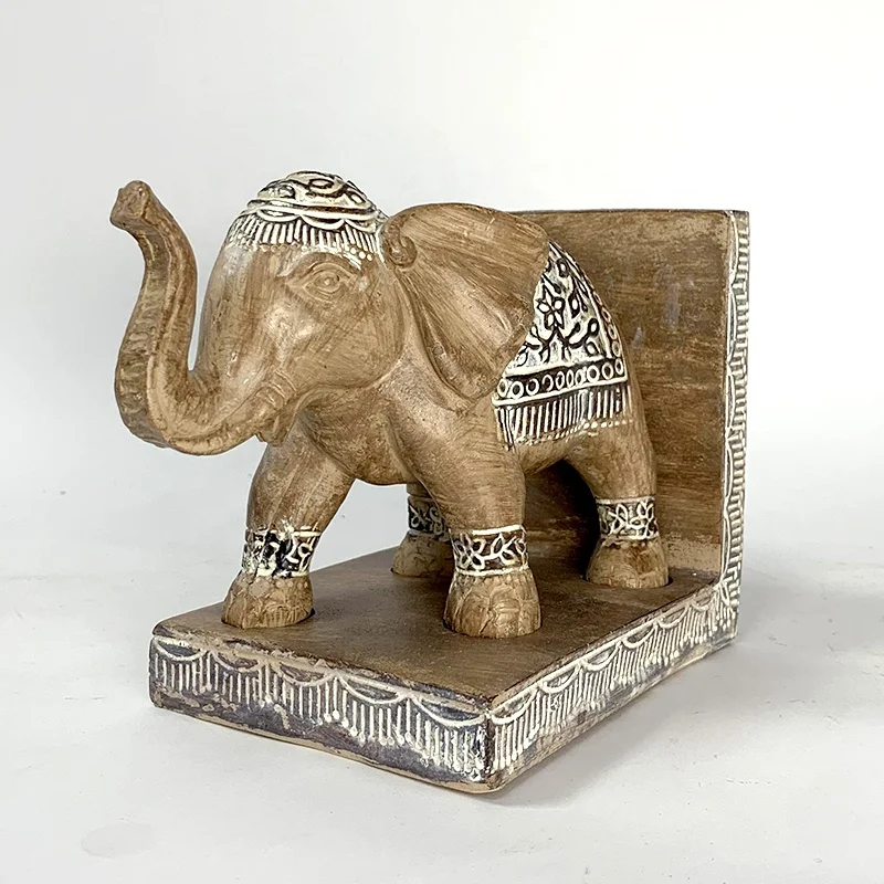 Ingrosso e Risparmio Lot de 20 petits bois en forme d'éléphant  porte-bonheur avec espace pour la personnalisation, décorations à faire  soi-même