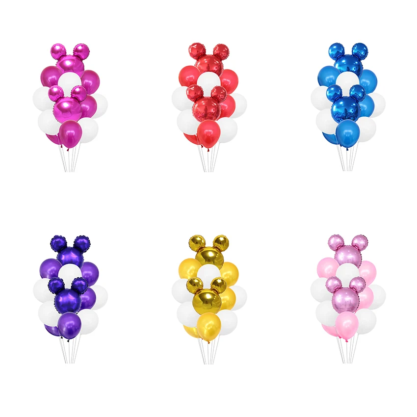 Mickey Mouse Latex Balloons 30cm Birthday Party Supplies Decorations Pack of 6 