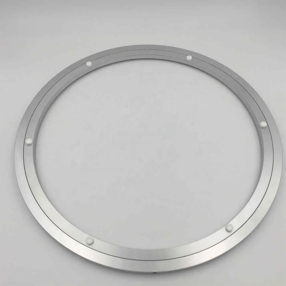 Стол вращающийся практичный уменьшающий шум подшипник прочный Гладкий Круглый алюминиевый сплав домашние поворотные пластины вращающаяся фурнитура