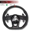 fibre de carbone + cuir