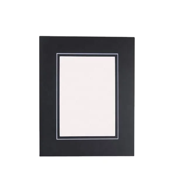 Wholesale custom black and white picture frame matboard supplier