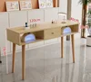 Double drawer style nail table with length of 120cm
