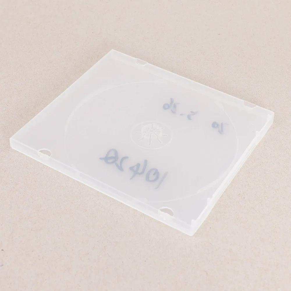 
Factory Price Dvd Case Holder Transparent Plastic Single Slim Clear Cd Case 