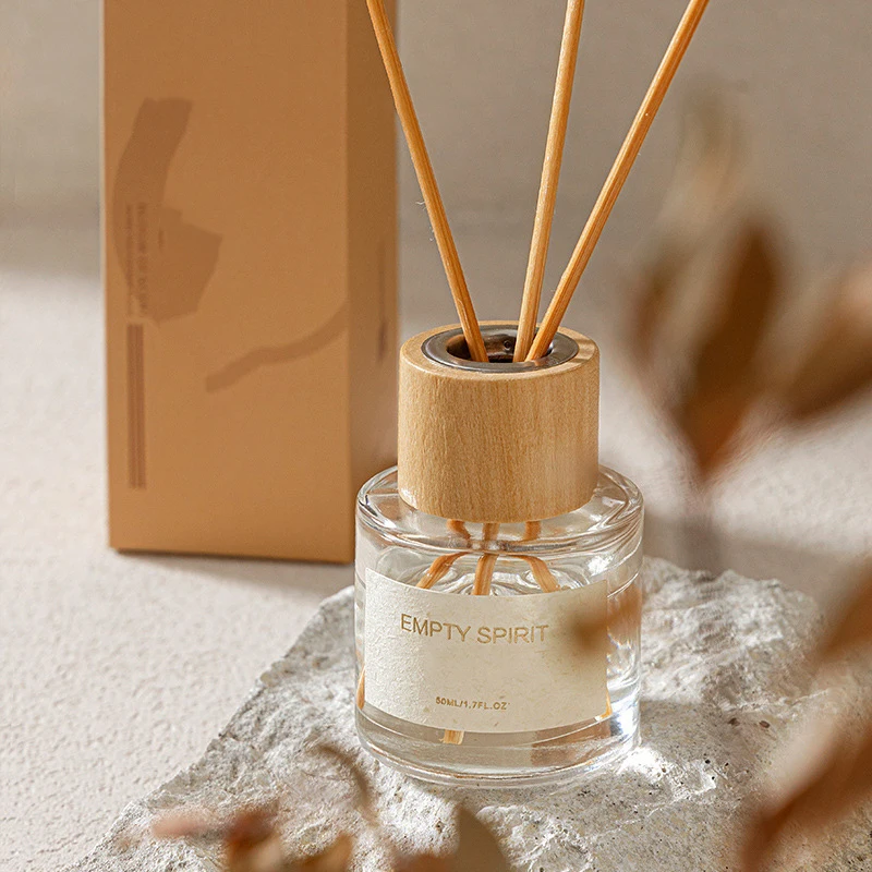 Custom Packaging Box Luxury Reed Diffuser Bottle Unique With Stick Reed ...