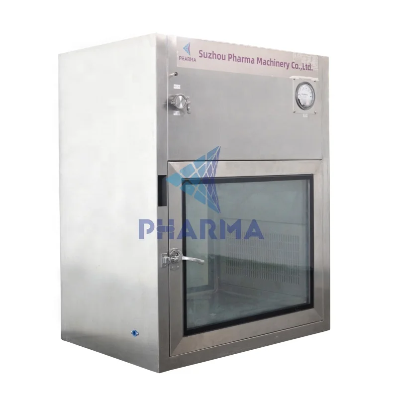 Stainless Steel Pass Box Electrical Interlock Clean Room Pass Box