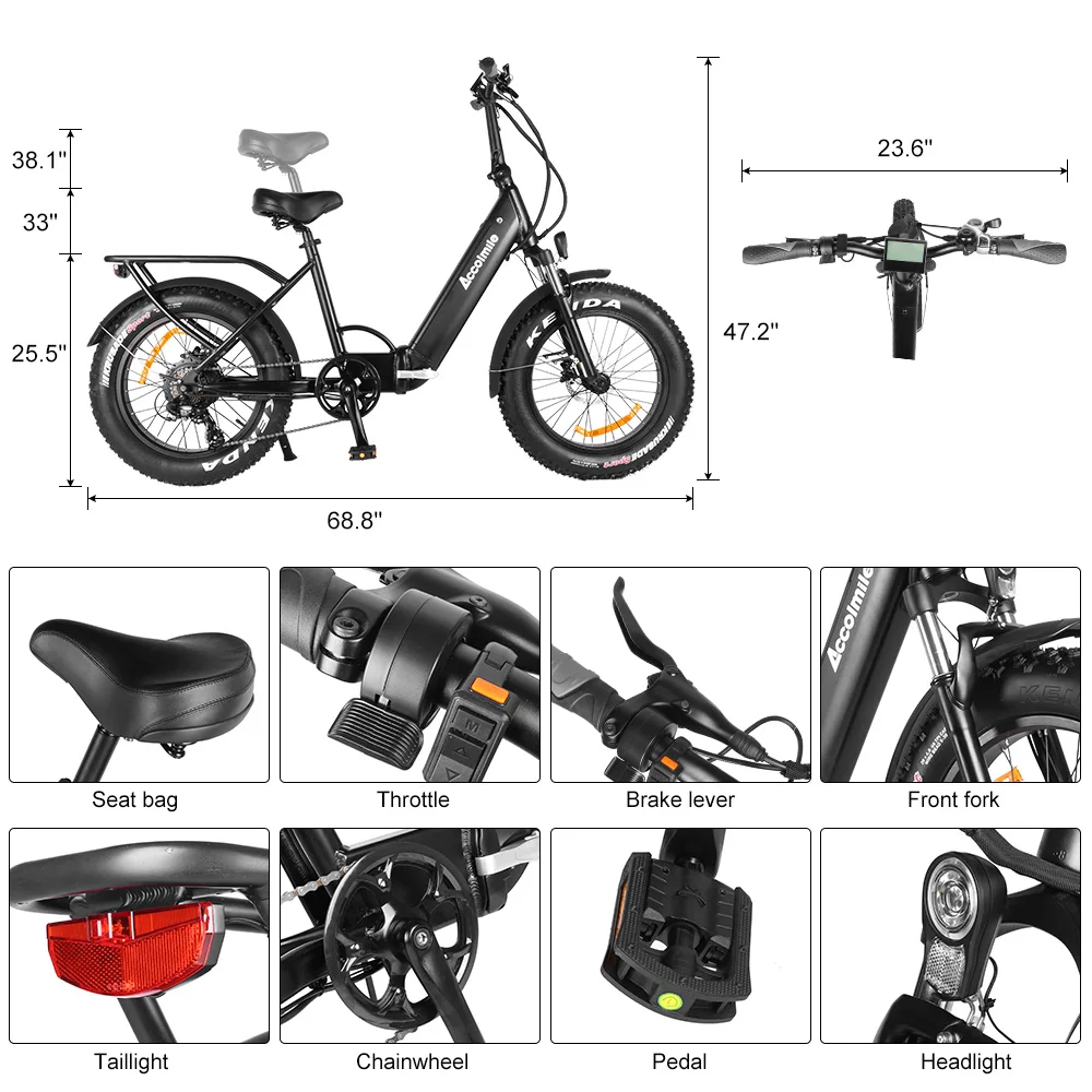 Accolmile - Folding Electric Bicycle 