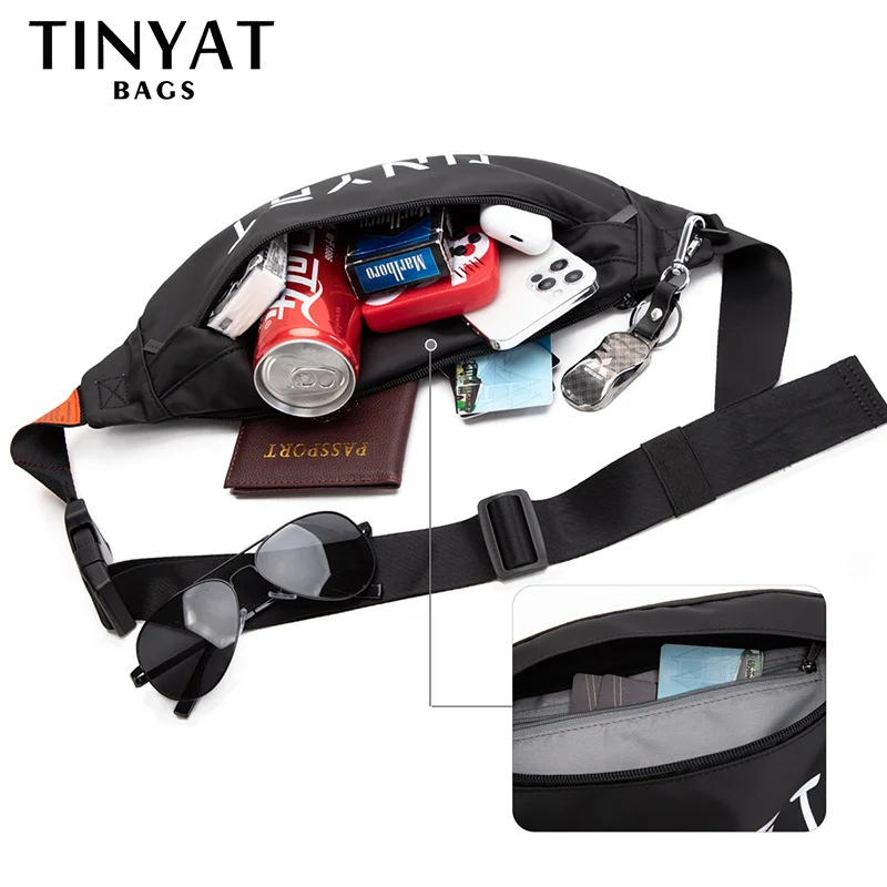 Fabrieksmaat Crossbodytas voor Mannen Waterdichte Duurzame Schoudertas Outdoor Tailleband Unisex Crossbodytas
