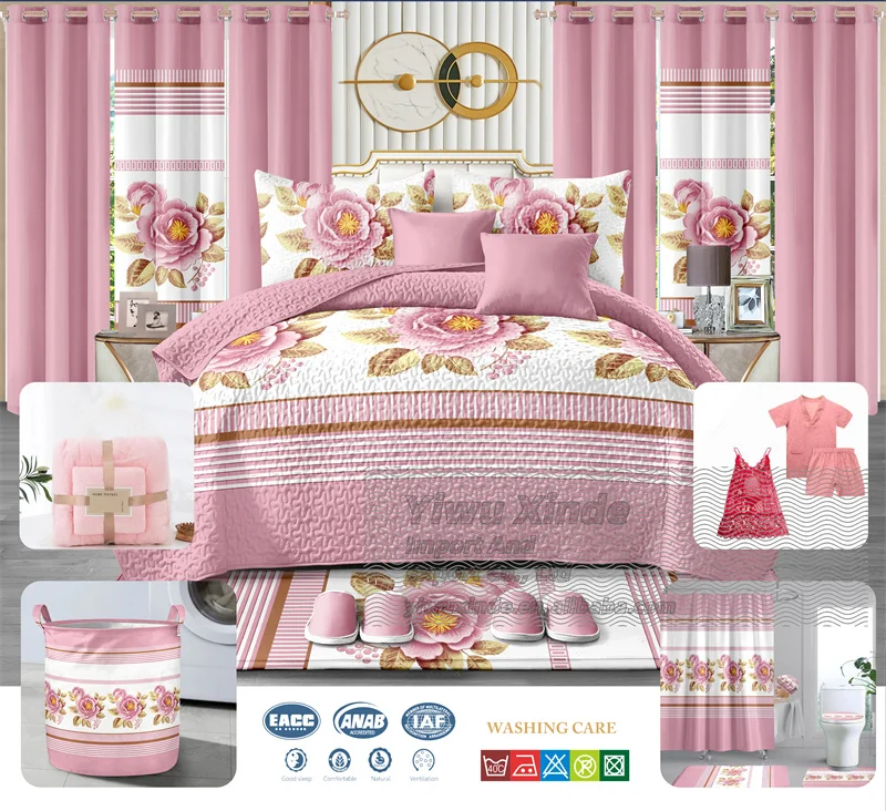 26 Piece Bedding Sets With Matching Curtains Cotton Bedding Set With