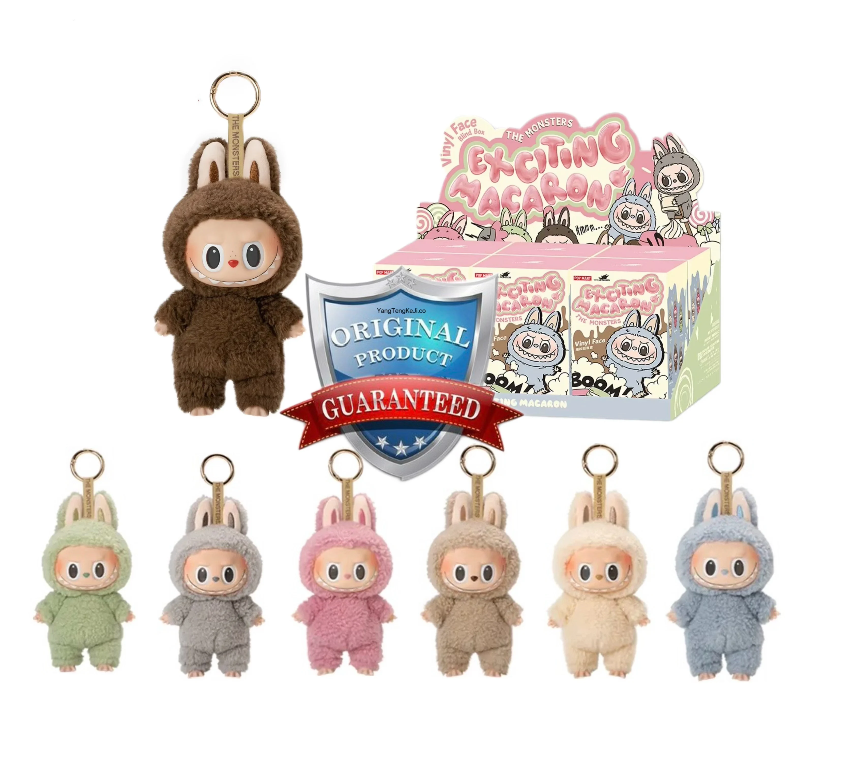 POP MART Bubble Matt Labubu Heartbeat Macaron Vinyl Figure