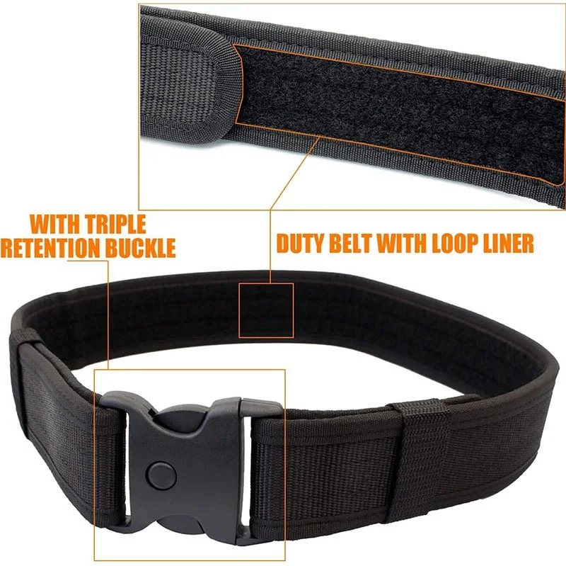 Lightweight Detachable Mountaineering Modular Equipment Tactical Duty Belts Kit with Pouches Duty Belt Rig Duty Gear Kit