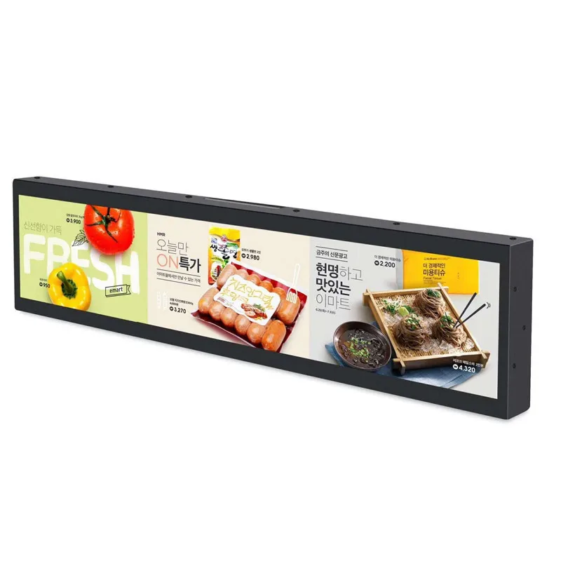 Ecran LCD BOE întins în formă de bară, 28 de inch, DV280FBM-NB0, 49 PPI, 600 de nituri, afișaj LCD DV280FBM-NB0, semnale digitale și afișaje
